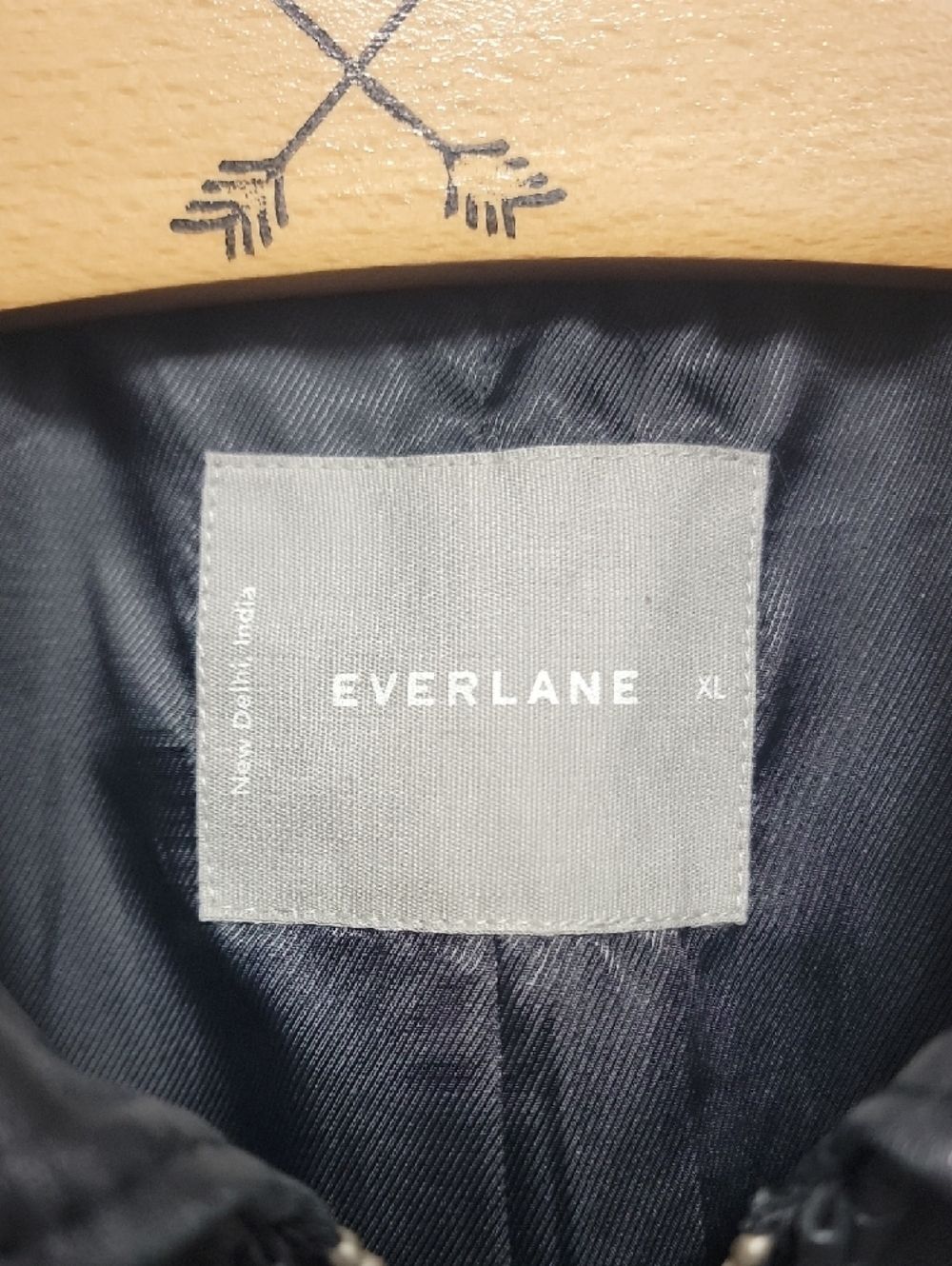 Everlane Leather Jacket Black Size XL Quiet Luxury - Picture 3 of 13